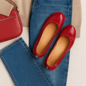 Tieks by Gavrieli Red Patent Leather Ballet Flats – Size 9